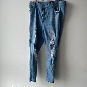 Women’s Fashion Nova light watch skinny Jeans size 3X